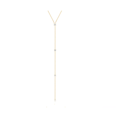 Diamond Callae Lariat Necklace