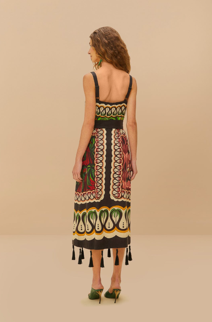 Coconut Tree Flow Dress