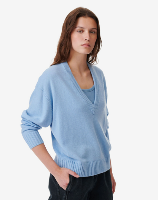 Izie V Neck Sweater - 50% OFF
