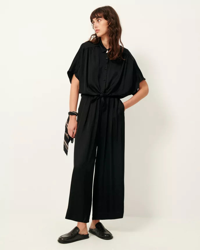 Isla Night Wide-Leg Elastic Pants