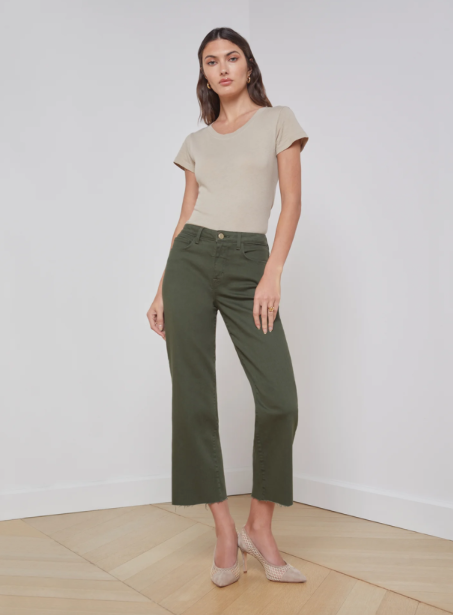 Wanda High Rise Crop Wide Leg