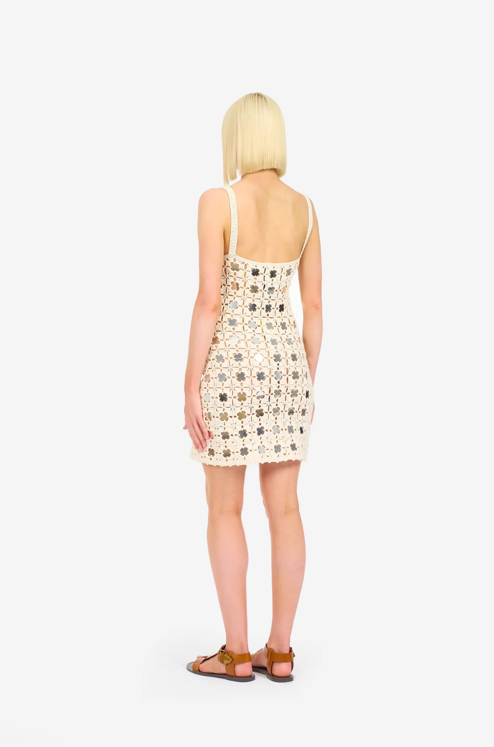Gypset Crochet Mirrored Mini Dress