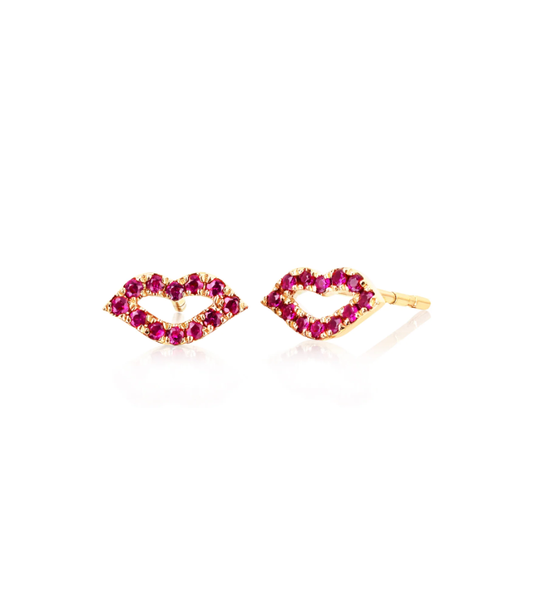 Kiss Stud Earring - Single