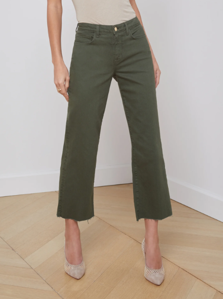 Wanda High Rise Crop Wide Leg