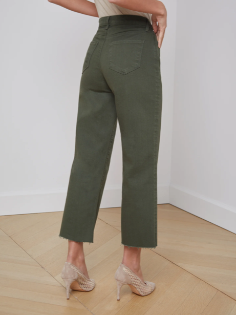 Wanda High Rise Crop Wide Leg