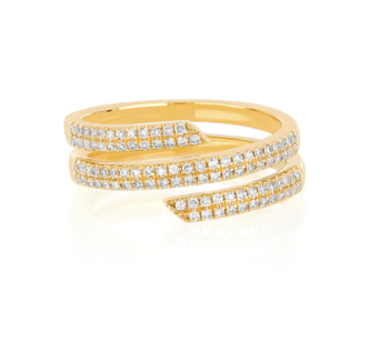 Diamond Swirl Ring