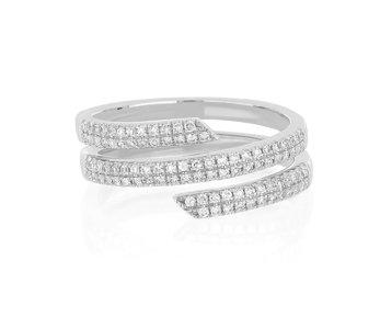 Diamond Swirl Ring