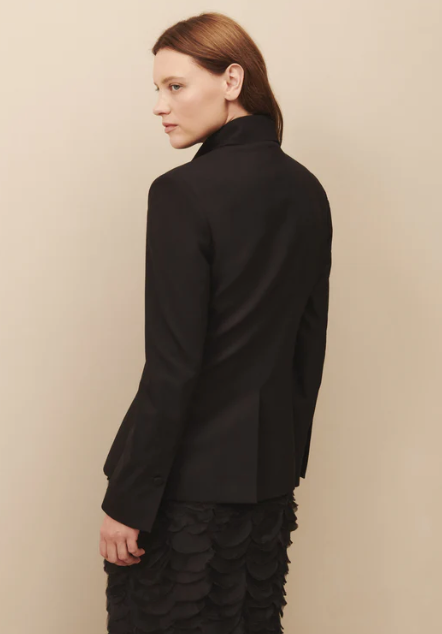 Bianca Asym Double Lapel Jacket