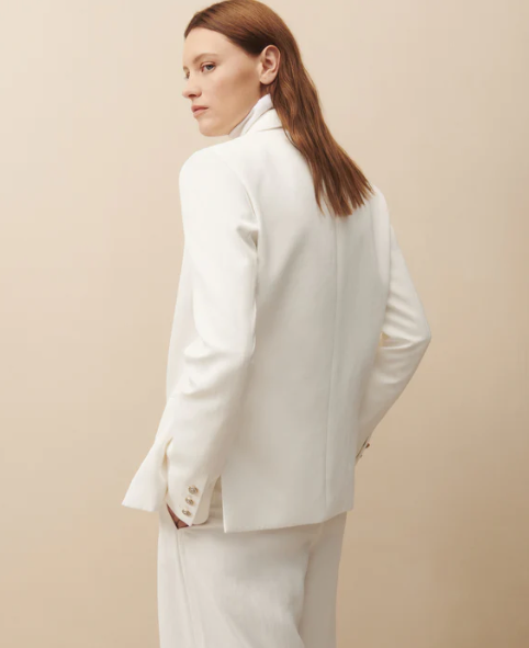 Boyfriend Blazer with Zipper