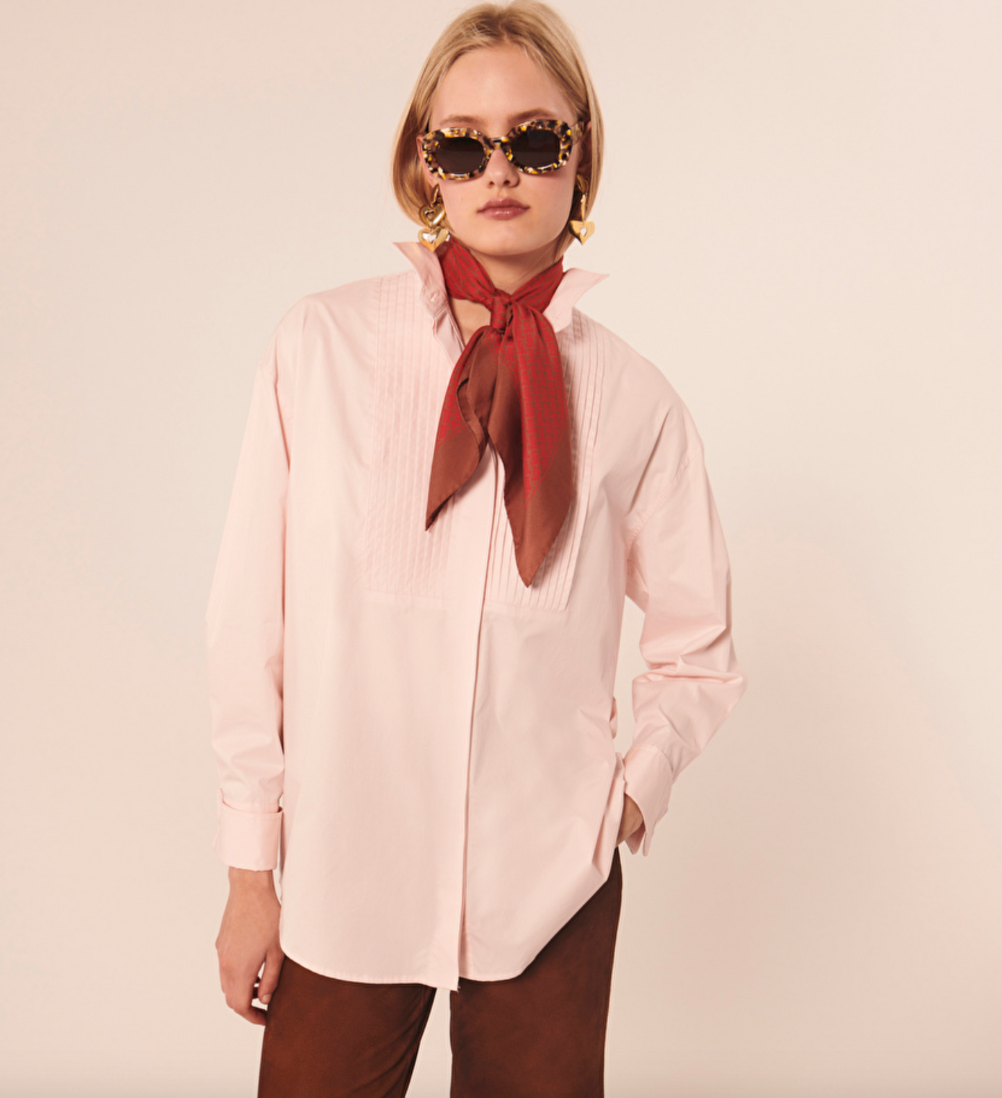 Carlina Tux Poplin Shirt