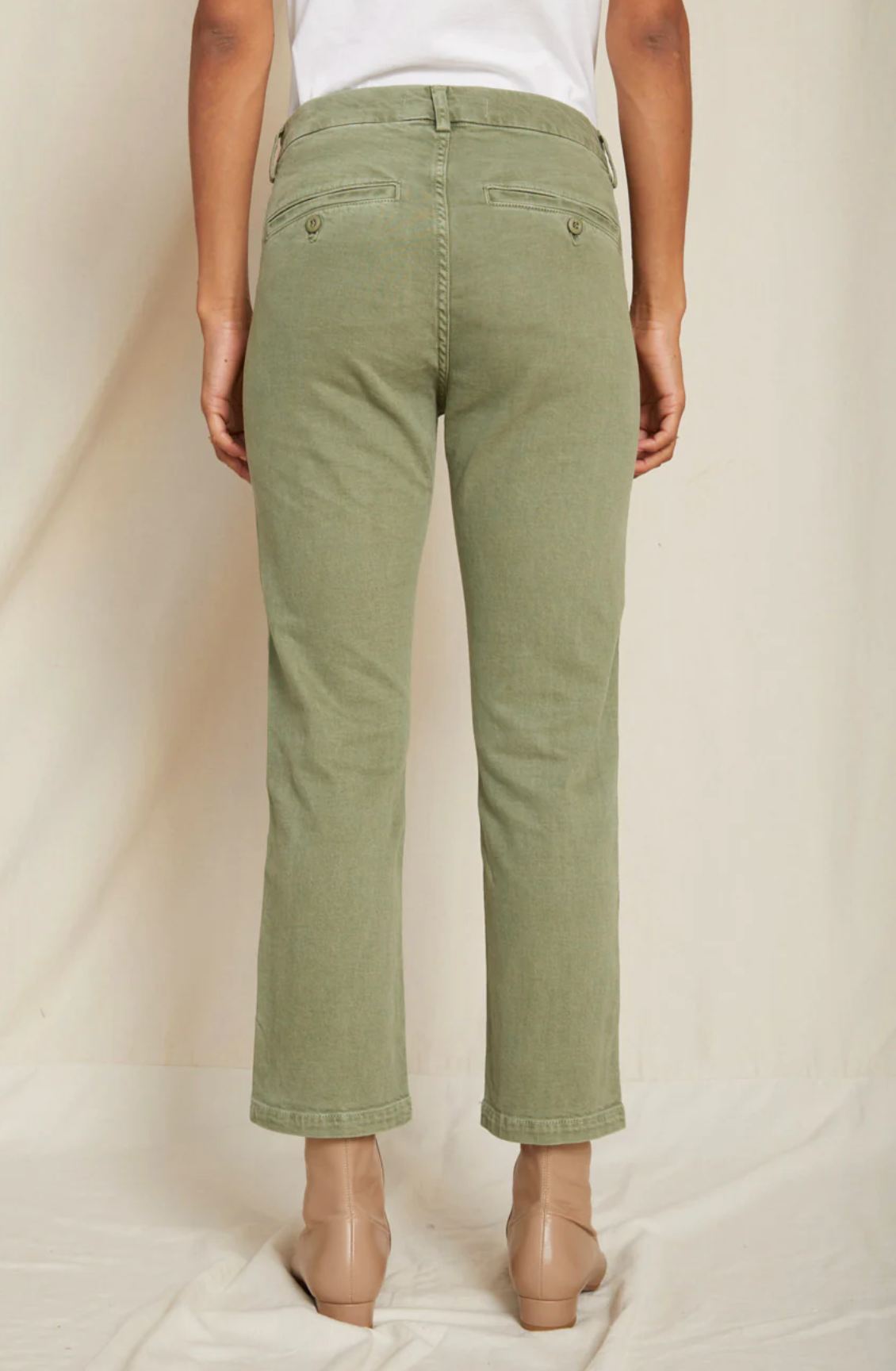 Easy Trouser Relaxed Crop Twill