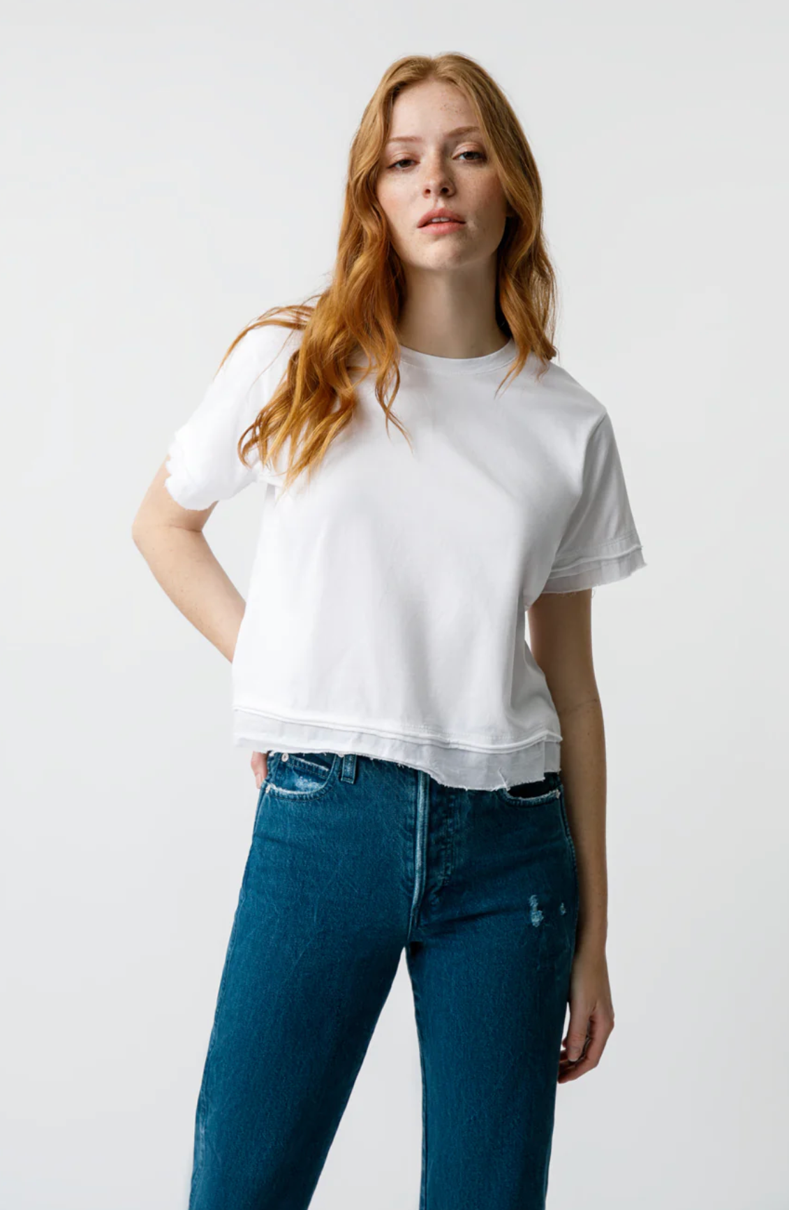 Feather Pima Tee