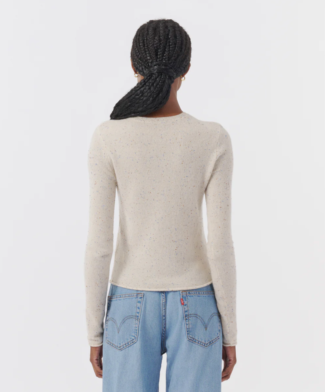 Cashmere Donegal Crew Sweater