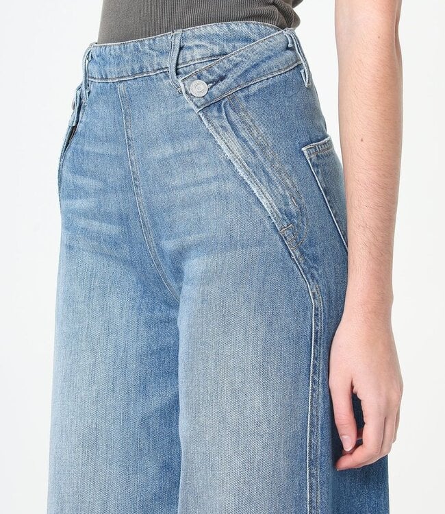 Dina High Waisted Wide Denim