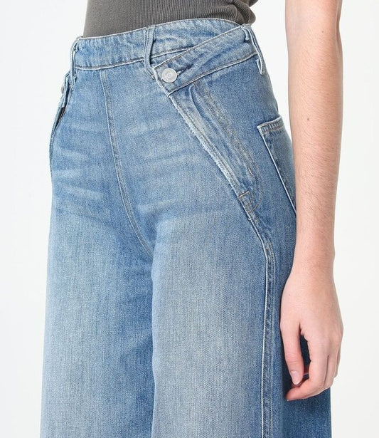 Dina High Waisted Wide Denim