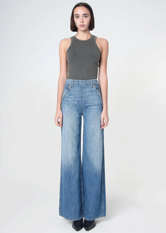 Dina High Waisted Wide Denim