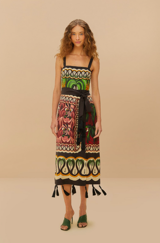 Coconut Tree Flow Dress