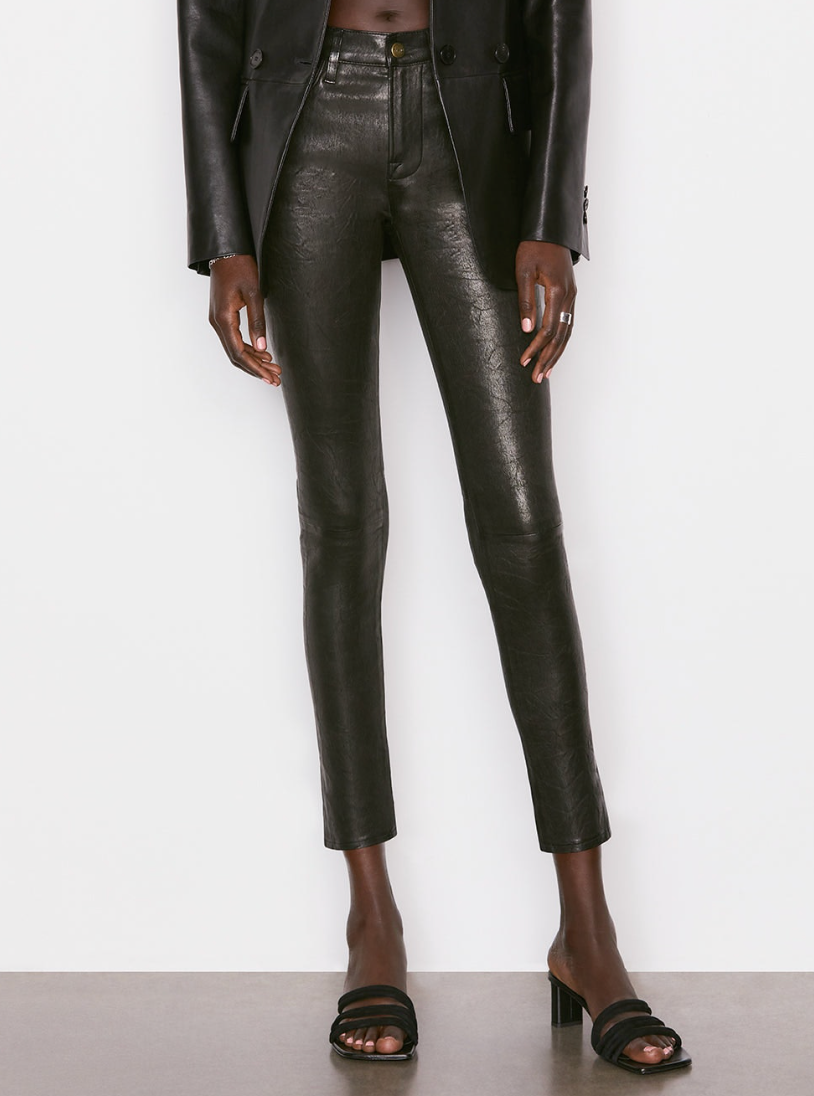 Le High Rise Skinny Leather Pant