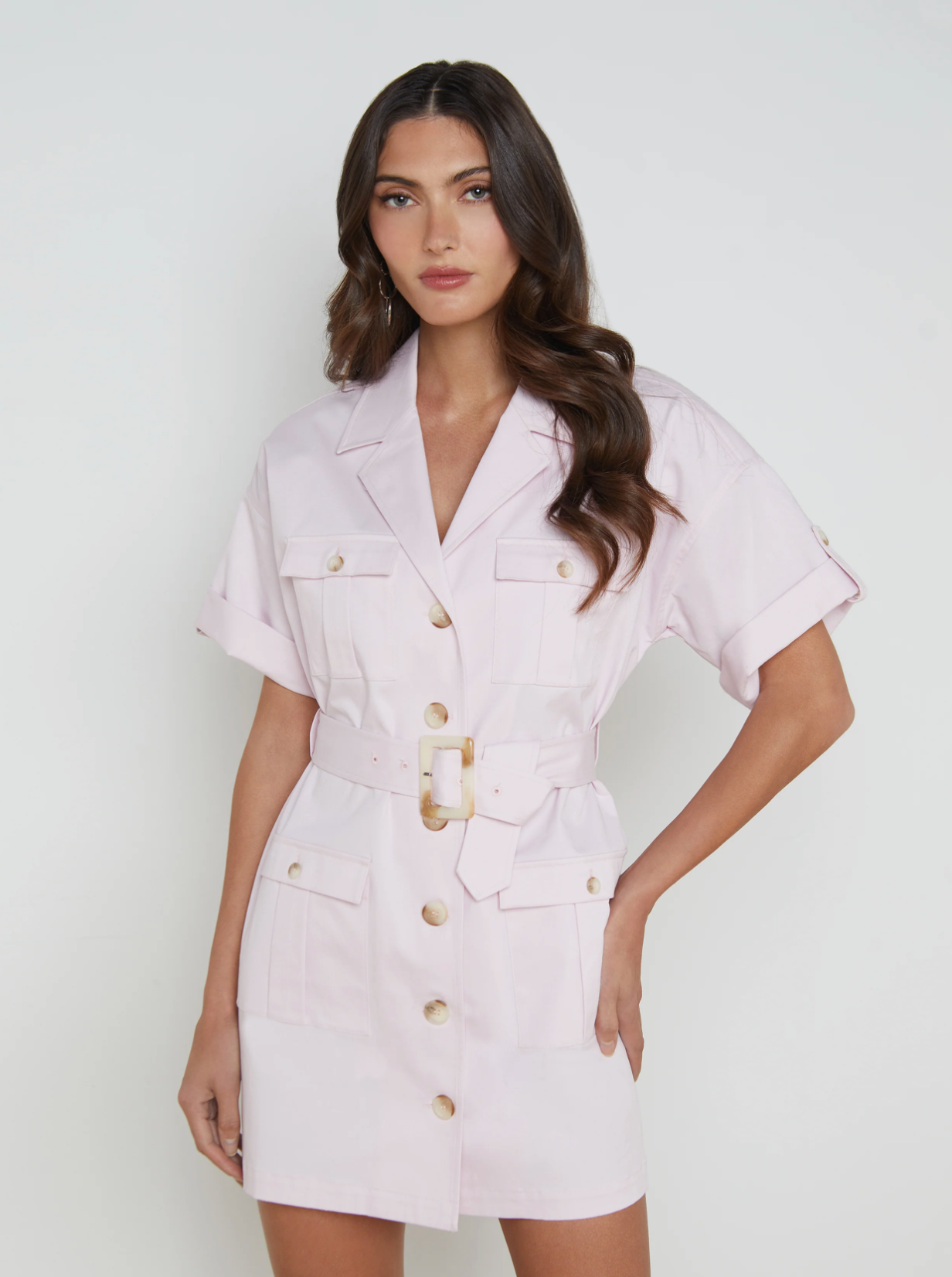 Everest Safari Shirt Dress