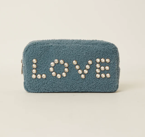 Love Crystal Small Cosmetic Bag