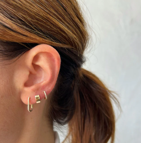 Jumbo Gold Earring