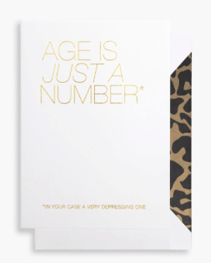 Age is Just a Number Card - EnlightenLiving