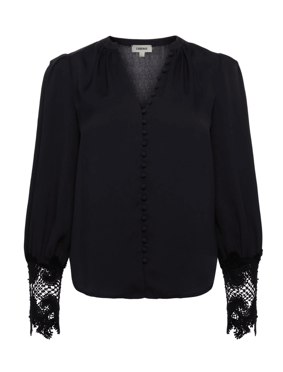 Ava Lace Cuff Blouse 60% OFF - EnlightenLiving