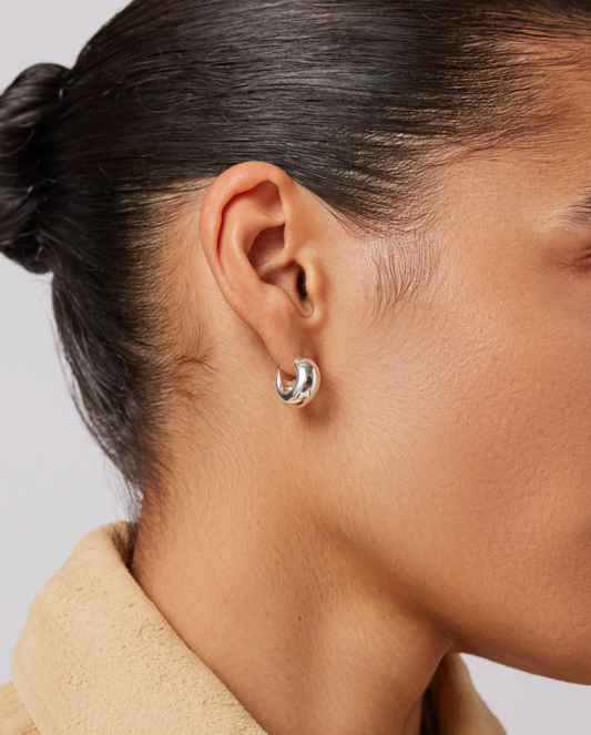 Mini Tome Hoop Earrings