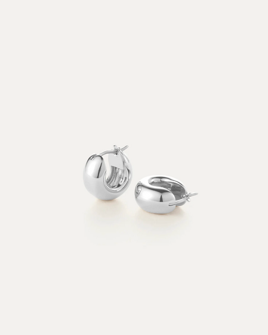 Mini Tome Hoop Earrings