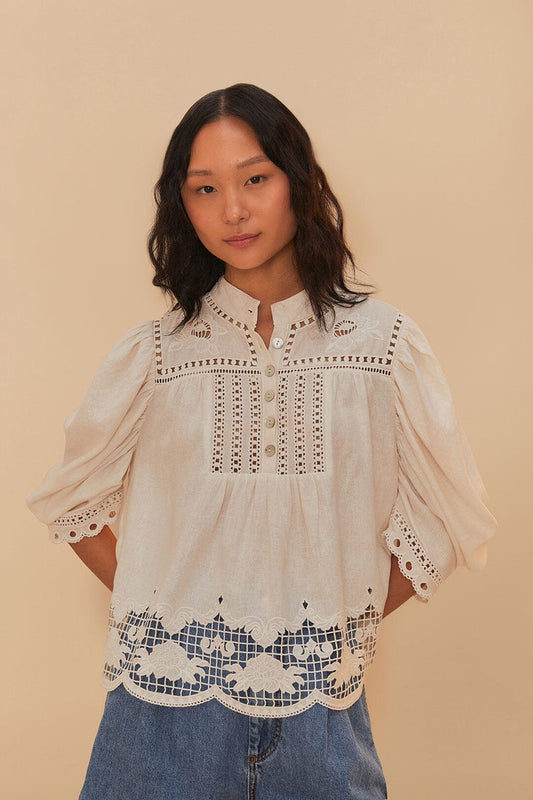 Romantic Richilieu Blouse